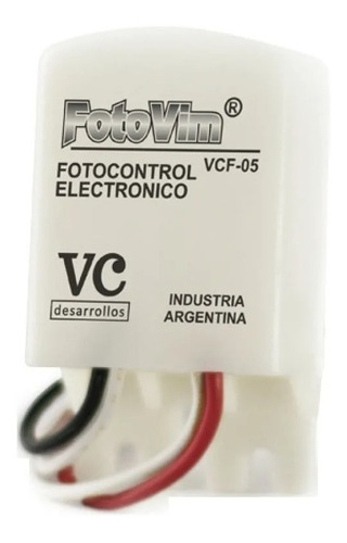 Fotocontrol Fotocelula Universal Llave Vc 1500w 4 Cables 