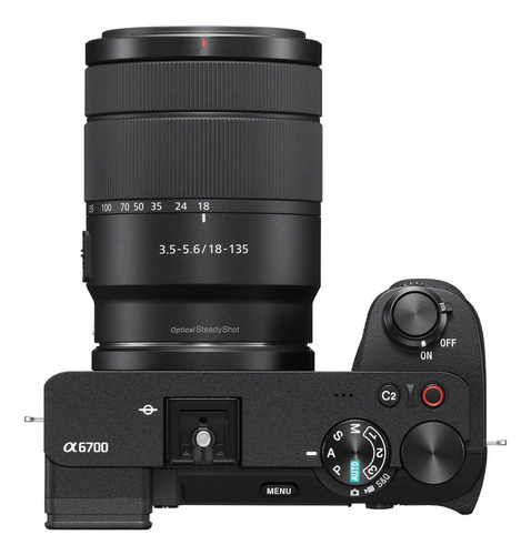 Câmera Mirrorless Sony A6700 26mp 4k 120fps + Lente 18-135mm