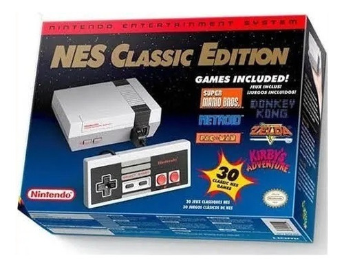 Nintendo NES Classic Mini Standard color  gris y blanco 2016