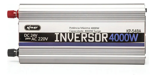 Inversor Automotivo Veicular 4000w 50hz24v 220v Knup Kp-548a