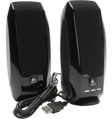 Parlantes Logitech S150 2.0 Multimedia Black Usb Pc Notebook