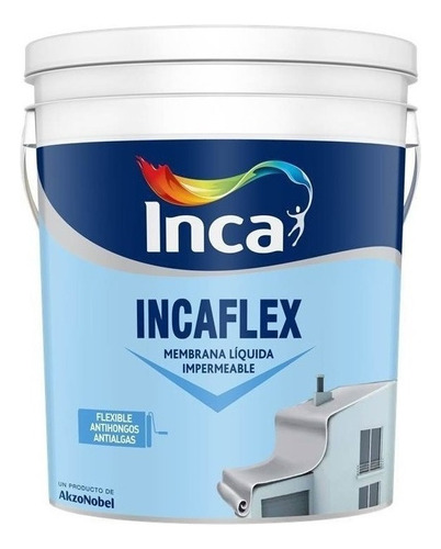 Membrana Líquida Impermeable Incaflex 20+20 Kg Color Blanco