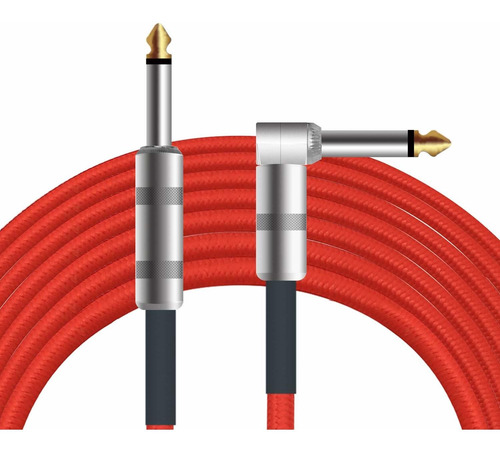 Cable Instrumento Guitarra Profesional 10 Pie Capa Tweed