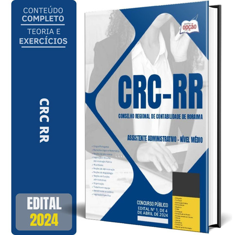 Apostila Crc Rr 2024 - Assistente Administrativo Nível Médio