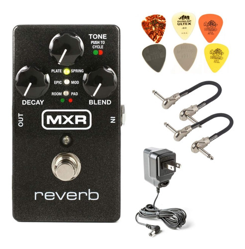 Pedal De Efectos De Guitarra Analógica M300 Reverb 2 C...