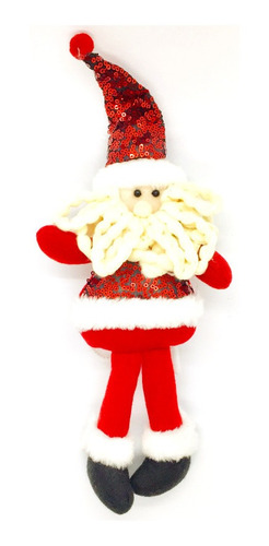 2 Muñecos Santa Sujeta Cortina Casa Decoración Navidad
