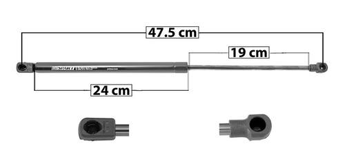 Un Amortiguador 5a Puerta Izq O Der Spart Volvo Xc90 04/14