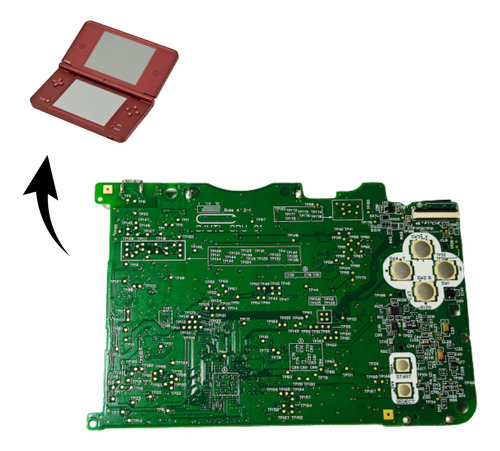 Pcb Placa Chip Principal Mother Board Para Nintendo Dsi Xl