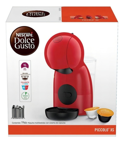 Cafetera Nescafe Dolce Gusto Piccolo Xs Cafe Capsulas Color