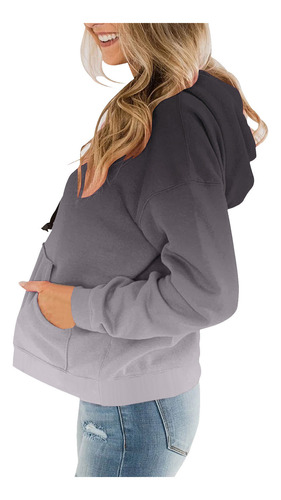 Sudadera Con Capucha De Manga Larga De Felpa Con Estampado D