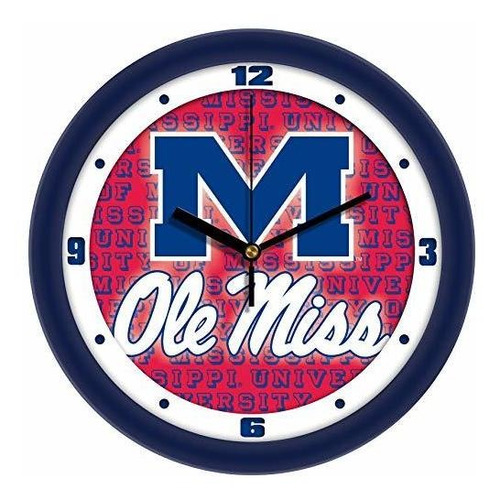 Rebeldes Sol Mississippi - Ole Miss - Dimension Wall Clock