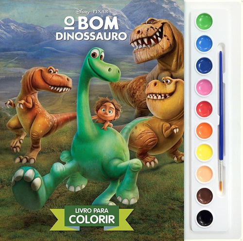 Livro O Bom Dinossauro Aquarela