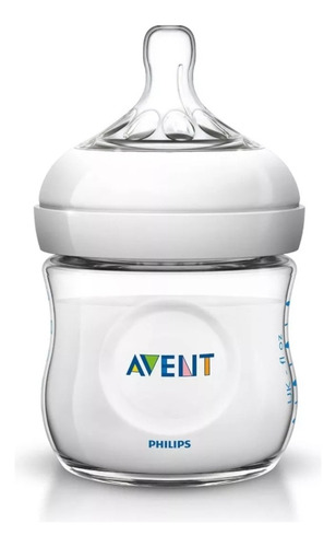 Mamadera Avent Natural 125ml Tetina 0m+ Biberon 4oz Philips