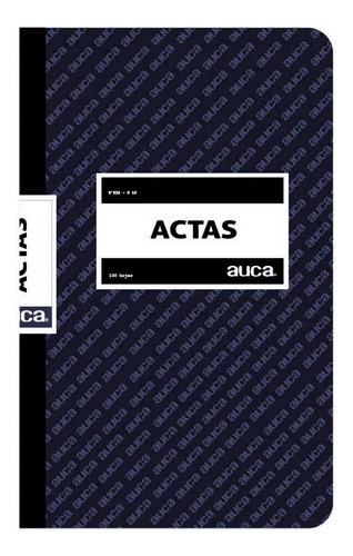 Libro De Actas 100 Hj Auca / Artesano Librería