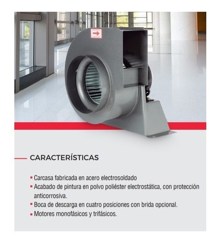 Extractor Centrífugo De Aire Para Ducto S&p  Ceb-800 1/20 Hp