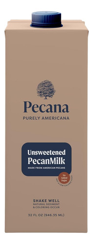 Pecana Purely Americana Leche De Nuez Totalmente Natural, Al