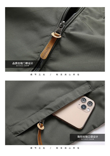 A Chaqueta Cortavientos Impermeable Y Transpirable