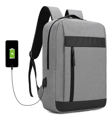 Mochila Unisex Segura Impermeable Porta Notebook Usb