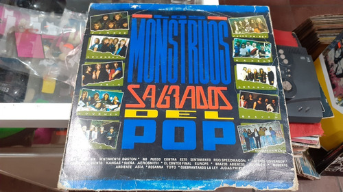 Lp Los Monstruos Sagrados Del Pop En Acetato,long Play