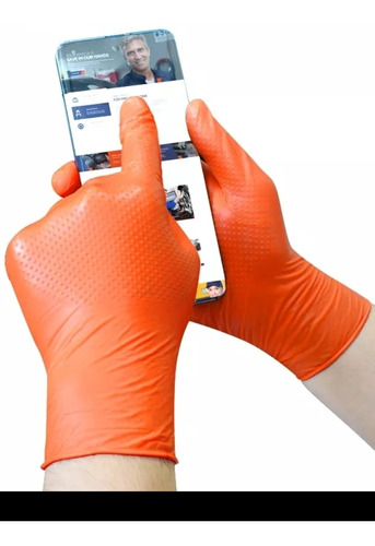 Guantes Mecánicos Nitrilo Resistente Aceite 5 Pzas Conce