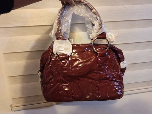Imagen 8 de 8 de Bolso Color Vino L'bel Nuevo