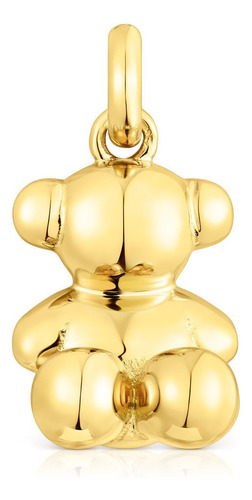 Colgante Oso Mediano De Plata Vermeil Boss Bear Tous Color Dorado