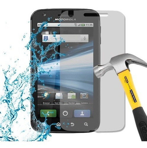 Imagen 2 de 3 de Lamina Protector Pantalla Anti-shock Motorola Atrix Mb860