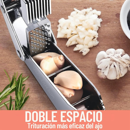 Prensa De Ajos Multifuncional Acero Inoxidable Para Cocina