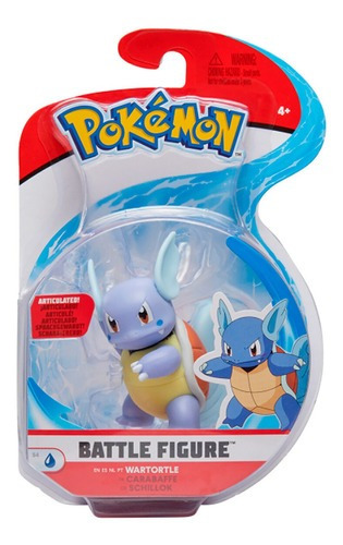 Boneco Pokemon Battle Set Pack Wartortle Sunny 2783