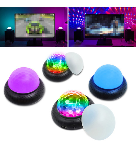 Jogo De Festa Ambient Night Light Magic Light Mini Ball Soun