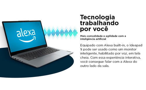 Notebook Lenovo Ideapad 1i Celeron Office 365 4gb 128gb W11 - Excelente (Recondicionado)