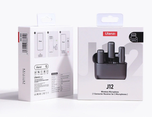 Imagen 2 de 10 de Microfonos Inalámbrico P/cel X2 +1 Receptor Ulanzi J12 Cuota