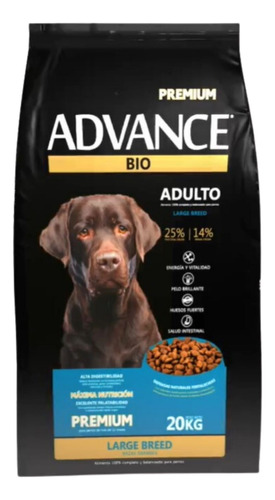 Alimento Advance Bio Premium Para Perro Adulto 20 Kg