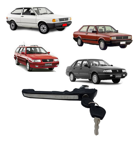 Macaneta Externa L.e Porta Diant Volkswagen Gol 1987 A 1996