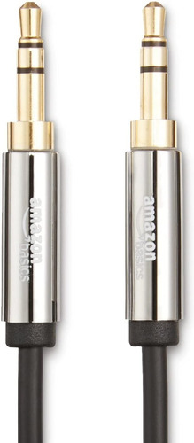 Cable Auxiliar Audio Estéreo Macho A Macho 0.138 In, 3.9 Ft