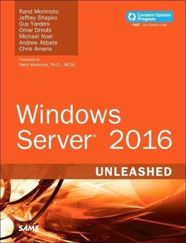 Book : Windows Server 2016 Unleashed - Morimoto, Rand