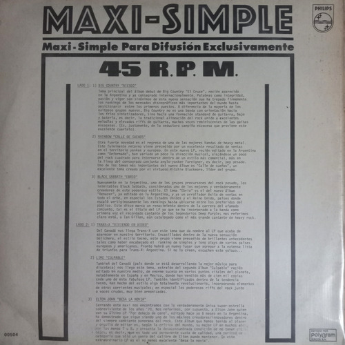 Vinilo Maxi Con 2 Hits Lime Guilty Culpable Y Trans X Vivie Edición Limitada (Usado)