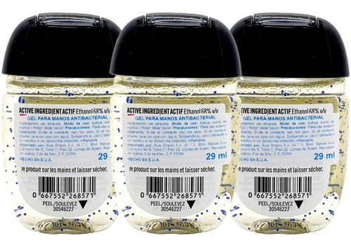 Gel Antibacterial Bath & Body Works Eucalyptus Tea Kit 3 Pz