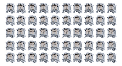 Bloque De Terminales Din Rail, Kit De Bloques De 50 Piezas,