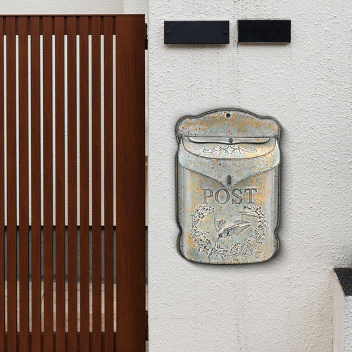 Buzón Vintage De Montaje En Pared, Buzón De Correo De