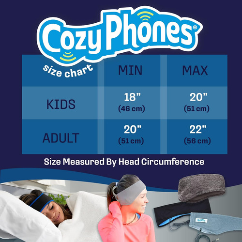 Audifonos Para Dormir Cozyphones | Para Colocar Sobre Las