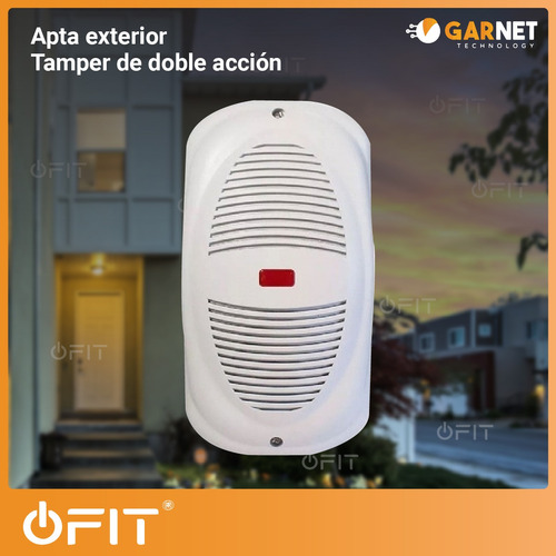 Imagen 7 de 10 de Sirena Exterior Mp-200 Doble Piezoeléctrica Alonso Alarmas