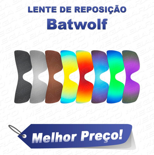 Lente Óculos Batwolf Policarbonato