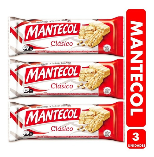 Dulce De Maní Mantecol 250gr X3