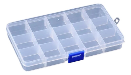 Caja Organizadora De Plástico 15 Divisiones Extraibles 18x10