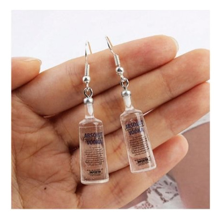 Aretes Vodka Kawaii Originales