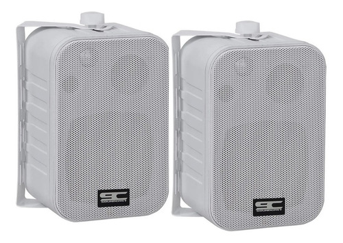 Caixa Acústica Ambiente 4 Polegadas 100w Soundcast P100w Par Branco