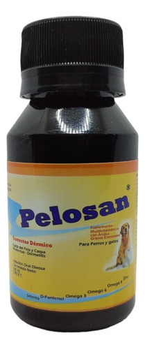 Pelosan 60ml Corrector Dérmico Vitaminas Perrros Y Gatos