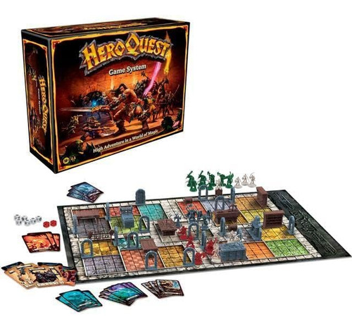 Sys Heroquest De Hasbro Gaming: Juego De Estrategia Clásico