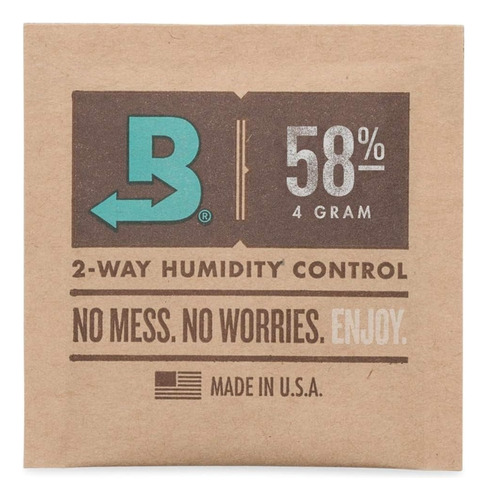 Boveda 58% 4g Regulador De Humedad Cosecha Curado Original